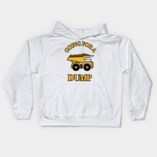 Going for a dump Kids Hoodie